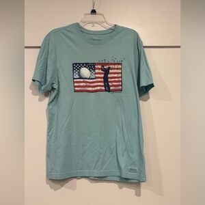 Life is Good Golf Graphic Tee Medium